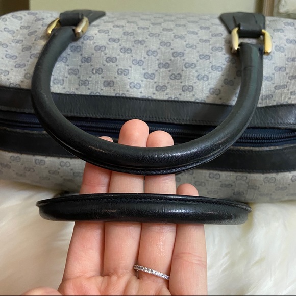 Vintage Gucci Monogram Boston Bag - Picture 4 of 8